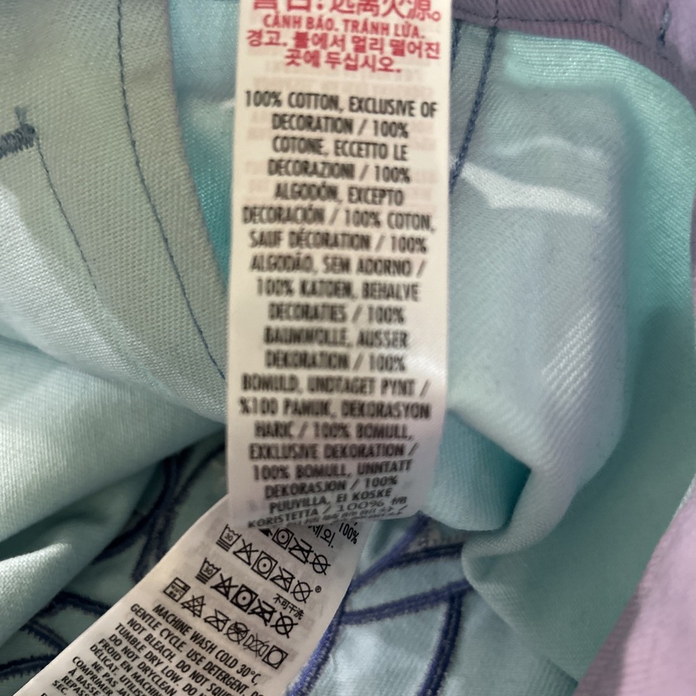Disney Parks Hello Universe Stitch Button Up Denim Jacket Adult 1X Pastel NWT - Picture 6 of 9